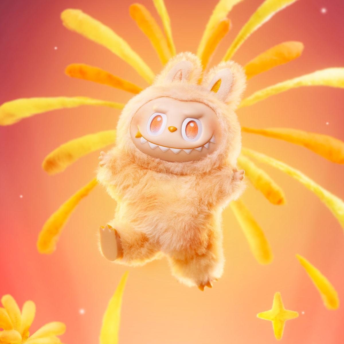 Peluche en vinyle Labubu Happiness – Big Into Energy Series